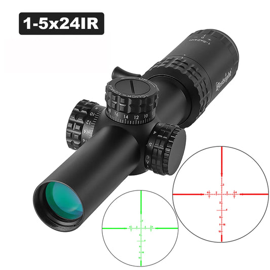 1-5X24 Tactical Optical Rifle Scope Ar15 Sight