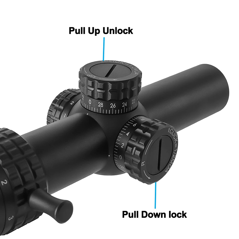 1-5X24 Tactical Optical Rifle Scope Ar15 Sight