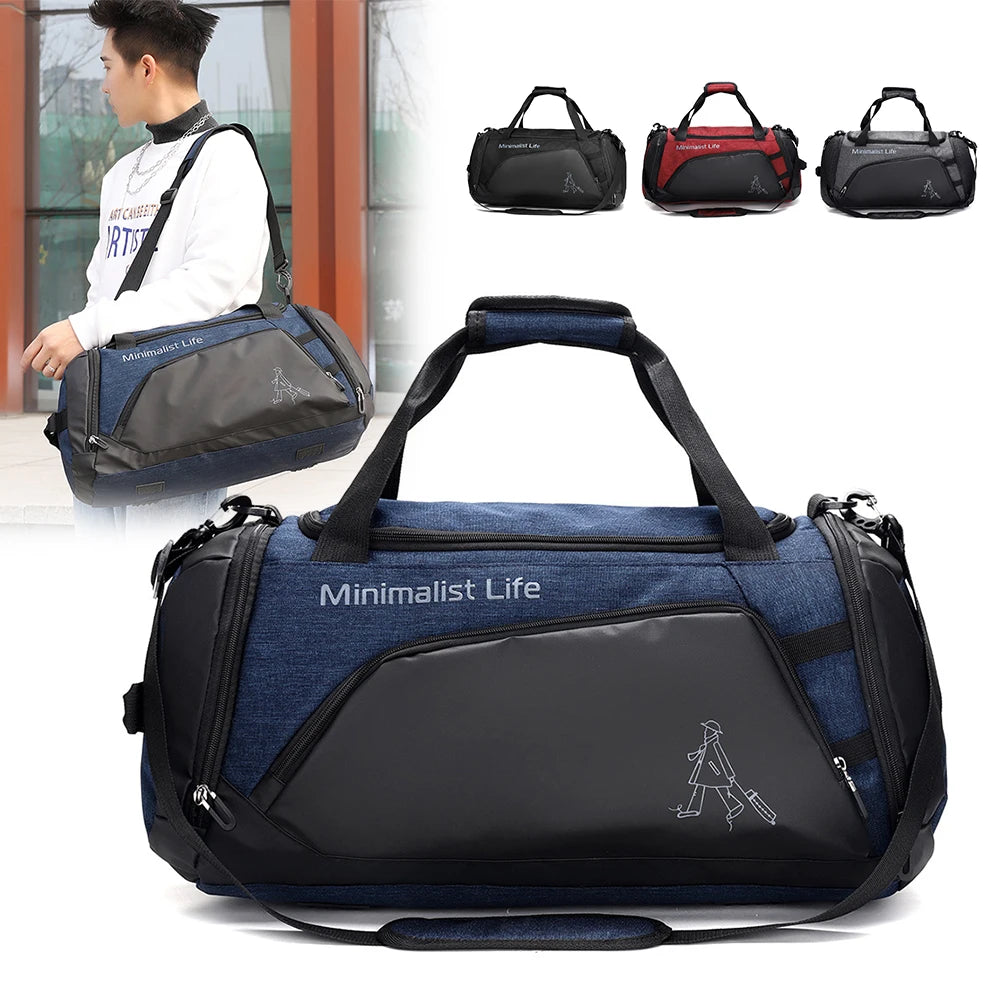 Waterproof Sports Gym Bag Nylon Dry Wet