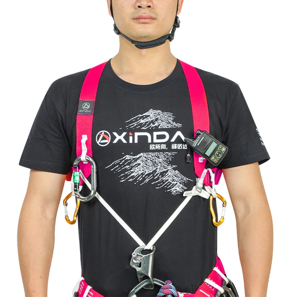 Outdoor Rock Climbing Ascending Shoulder Girdles Adjustable SRT Chest Safety Belt Harness