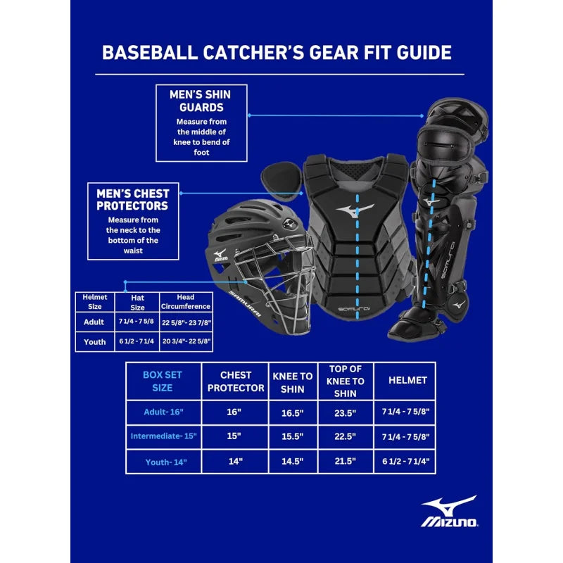 Youth Samurai Baseball Boxed Catcher's Gear Set