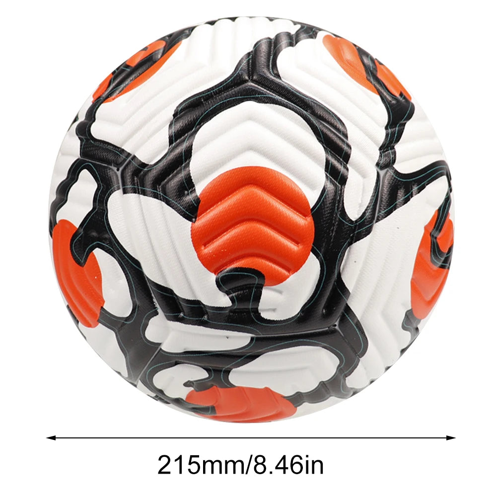 All-Weather Football Ball Soft-Touch PU Adults Youth Soccer Ball