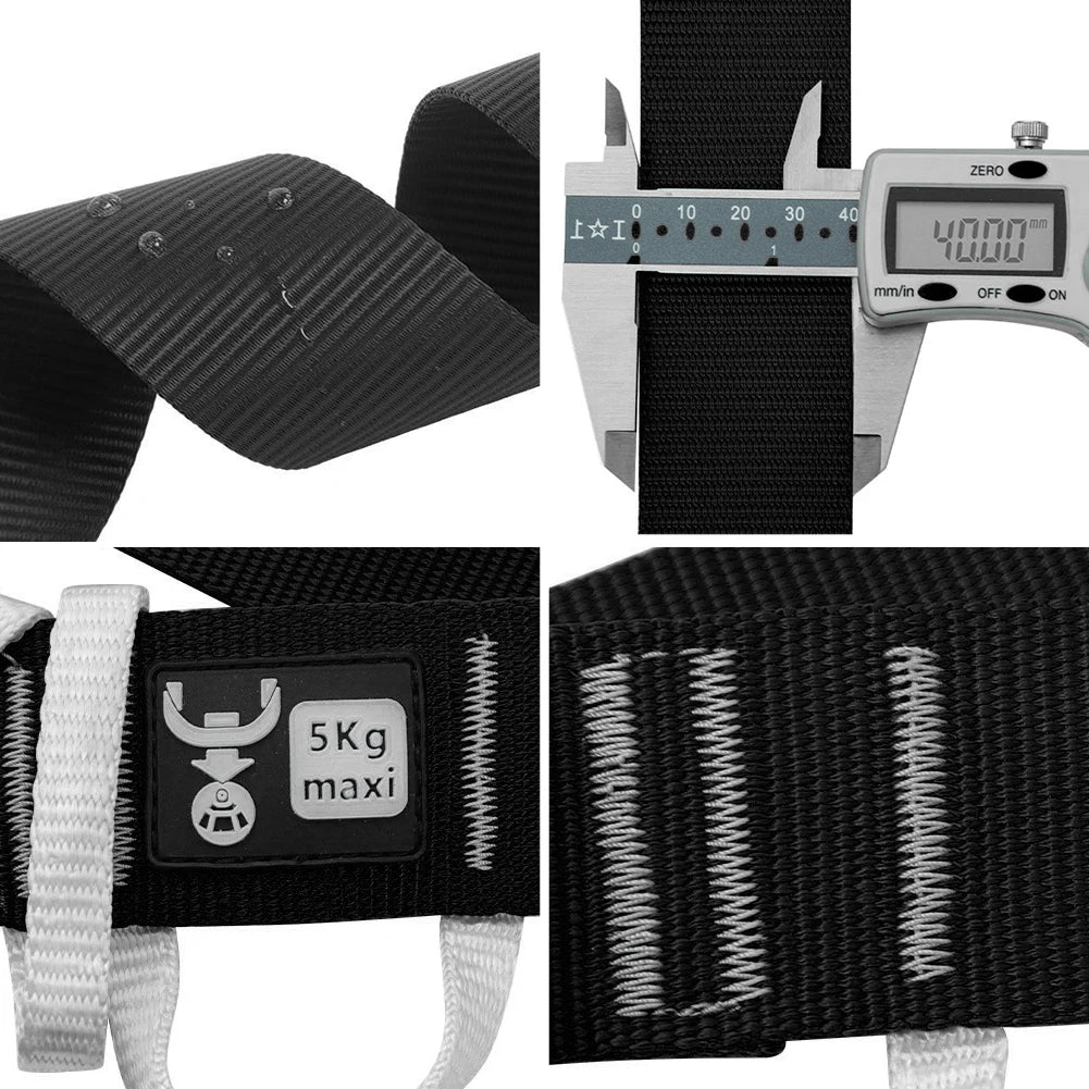 Outdoor Rock Climbing Ascending Shoulder Girdles Adjustable SRT Chest Safety Belt Harness