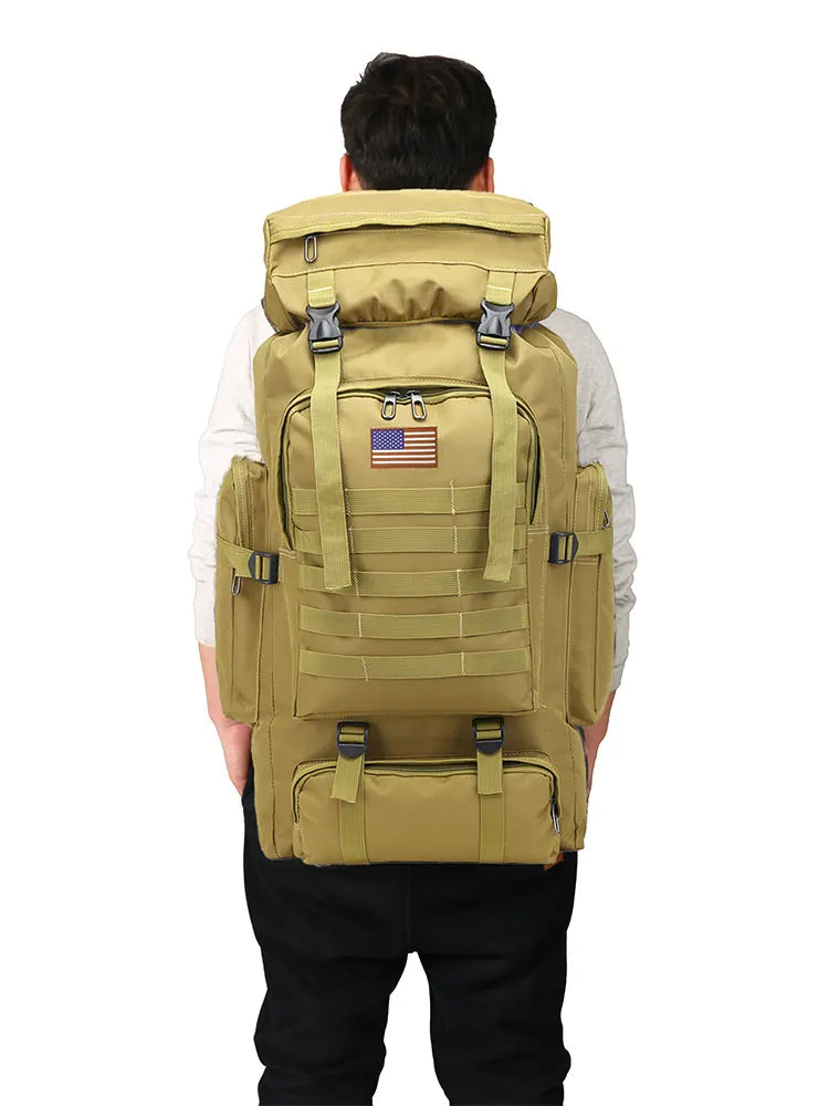 Combination of ultra-large capacity backpack