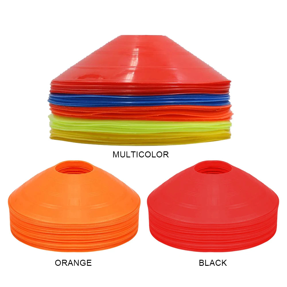 35Pcs Soccer Practice Cones with Carry Bag Footbal  Agility Disc Cones for Indoor Outdoor Training