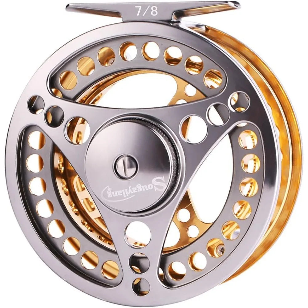 Fly Fishing Rod Reel Combos Lightweight Portable Fly Rod Aluminum Alloy Fly Reel