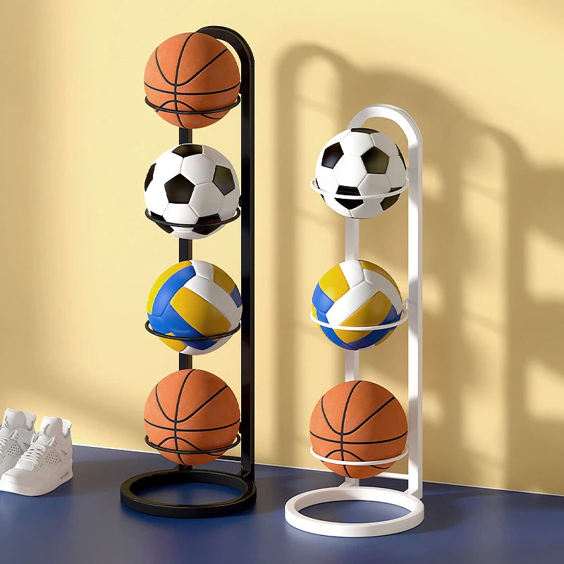 Indoor Children Basketball Storage Rack